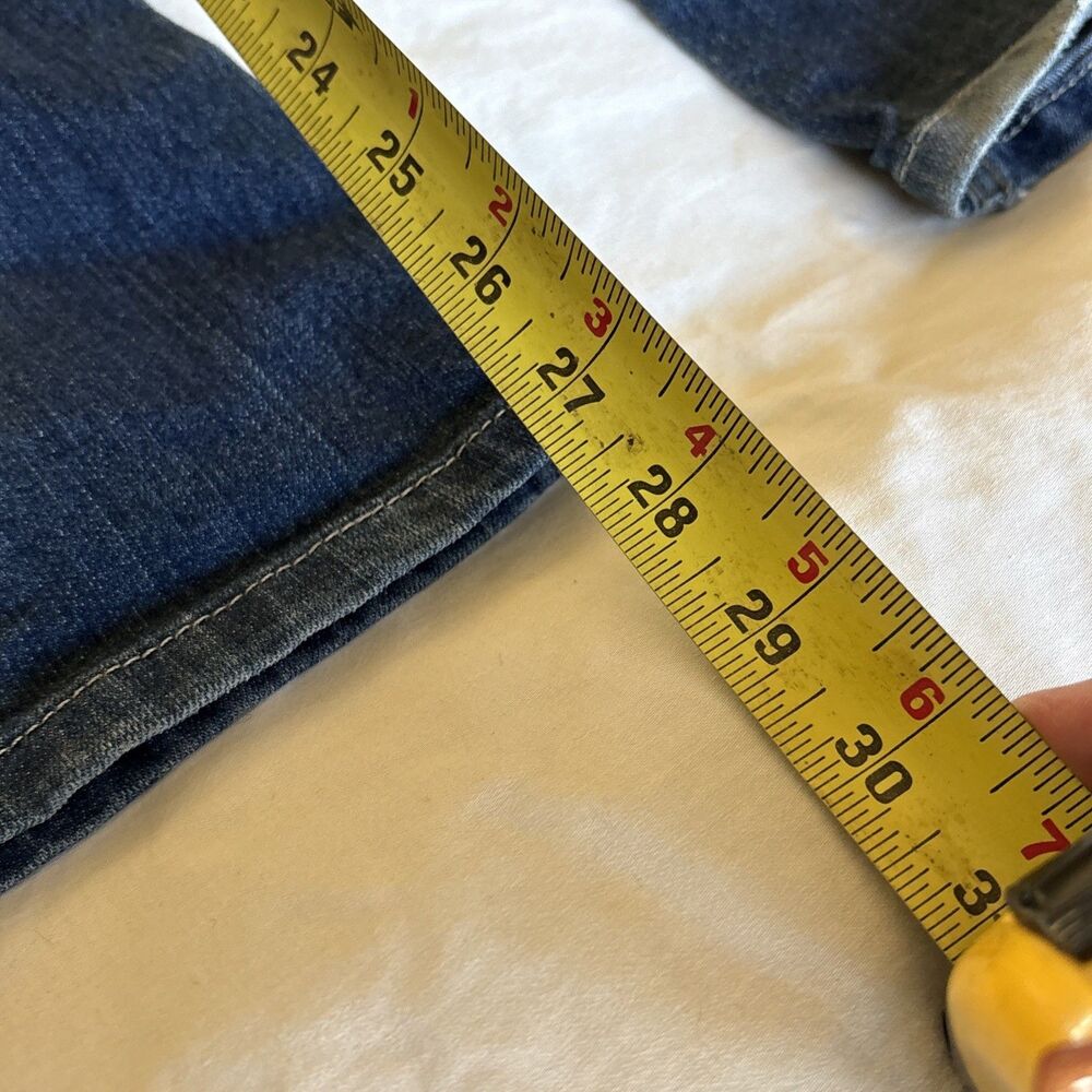 L.E.I. Sophia  Jeans womens jr Size 15 Short  Flare Blue Stretch - Picture 6 of 14